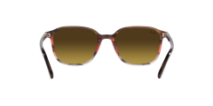 Ray-Ban  -  RB2193 - Leonard  138085 - Çizgili kahverengi ve kırmızı
