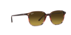 Ray-Ban  -  RB2193 - Leonard  138085 - Çizgili kahverengi ve kırmızı