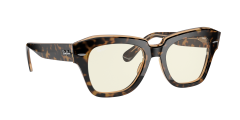 Ray-Ban  -  RB2186 - State street  1292BL Photocromic - Şeffaf kahverengi üzeri havana