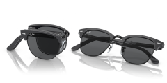 Ray-Ban  -  RB2176 - Clubmaster folding  1367B1 - Siyah üzeri gri